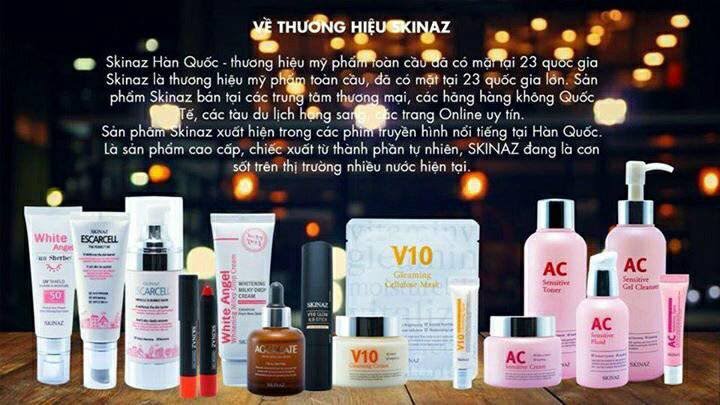 mỹ phẩm hàn quốc Skinaz chính hãng
